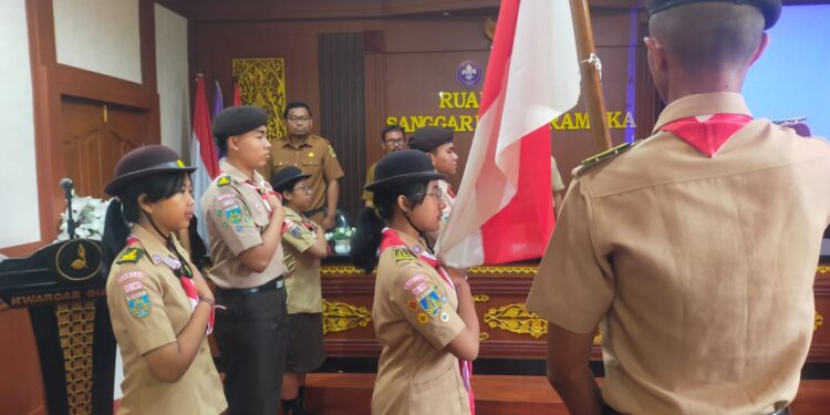 Pelantikan Dewan Kerja Ranting Gianyar Bertepatan dengan Hari Tunas