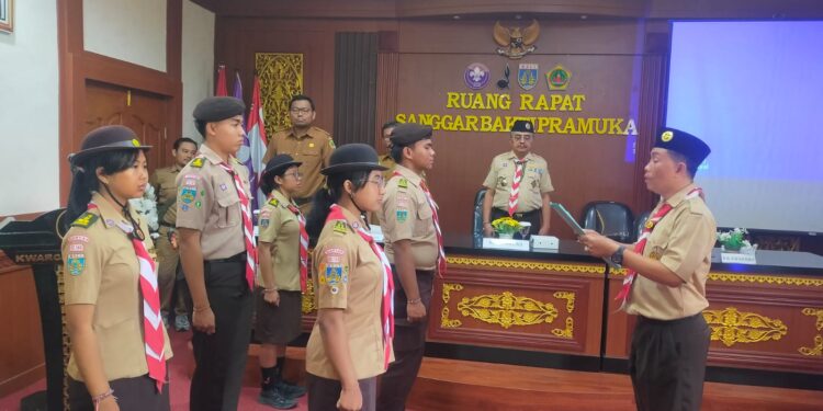 Pelantikan Dewan Kerja Ranting Gianyar Bertepatan dengan Hari Tunas