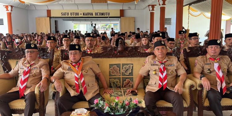 Kak Adhan Dambea Resmi Dilantik Sebagai Ka Mabicab Pramuka Kota Gorontalo Masa Bakti 2025-2030
