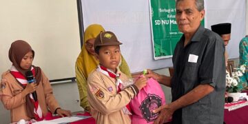 Pramuka Pangkalan SD NU Master Sokaraja Berbagi di Bulan Ramadhan