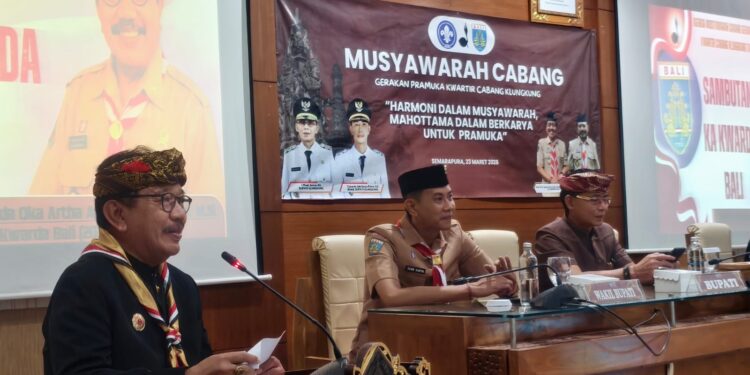 Muscab Pramuka Klungkung Tetapkan Tjokorda Gde Surya Putra sebagai Ketua Kwarcab 2026–2031