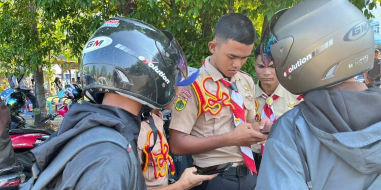 Pramuka Saka SAR Kota Banda Aceh Karya Bakti Lebaran 2026 di Pelabuhan Ulee Lheue