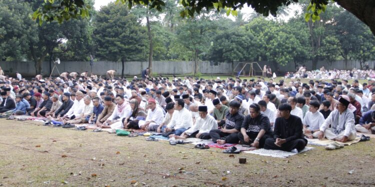 Pramuka Sako SPN Sukses Siapkan Salat Id di Bumi Perkemahan Ragunan, Jamaah Khusyuk dengan Cuaca Cerah