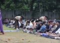 Pramuka Sako SPN Sukses Siapkan Salat Id di Bumi Perkemahan Ragunan, Jamaah Khusyuk dengan Cuaca Cerah