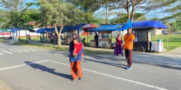 Sigap di Lapangan, Pramuli Kwarran Purwojati Kembali Atur Arus Lalu Lintas di Sekitar Posko APP KBL