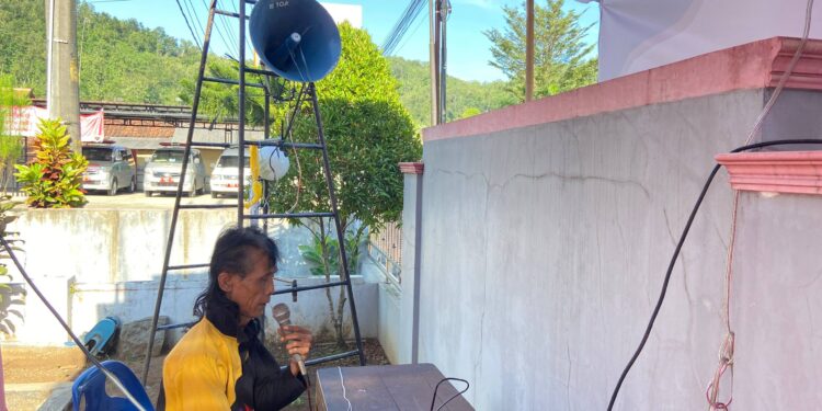 Dedikasi Tanpa Batas, Kak Masrur Tetap Aktif di Posko APP KBL Kwarran Purwojati