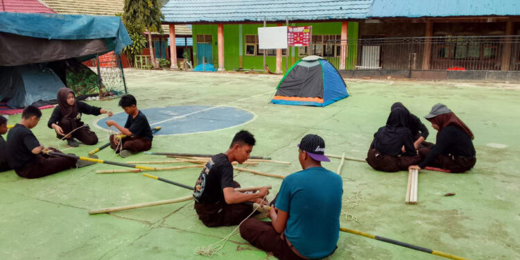 Pramuka MTsN 6 Tabalong Gelar Perjusa Matsanata 2026: Siapkan Peserta Terampil dan Handal