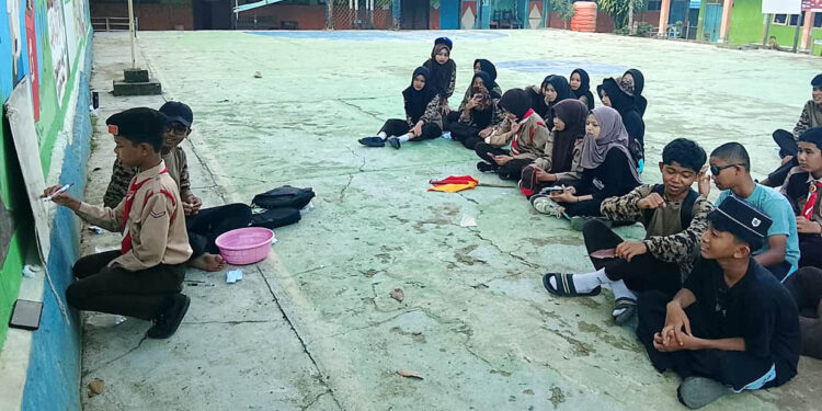 Tonggak Baru Pramuka MTsN 6 Tabalong: Ahmad Dafa dan Muthia Ramadina Pimpin Regu Penggalang Inti 2026/2027