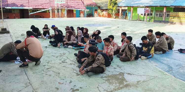 Tonggak Baru Pramuka MTsN 6 Tabalong: Ahmad Dafa dan Muthia Ramadina Pimpin Regu Penggalang Inti 2026/2027