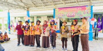 Sabet Juara 2, Aksi “Etnik Modern” MTsN 6 Tabalong Guncang Panggung Senam Semaphore Kabupaten Tabalong