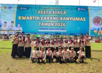 Kirimkan Barung Terbaik, SDN 2 Karanglewas Lor Wakili Purwokerto Barat di Pesta Siaga Kwarcab Banyumas 2026