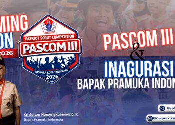 Inagurasi Bapak Pramuka Indonesia di Kota Tangerang, 1000 Peserta Membentuk Lingkaran Persaudaraan