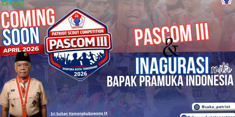 Inagurasi Bapak Pramuka Indonesia di Kota Tangerang, 1000 Peserta Membentuk Lingkaran Persaudaraan