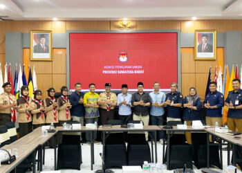 Pramuka UNP Jalin Silaturahmi dan Buka Peluang Kolaborasi dengan KPU Sumatera Barat
