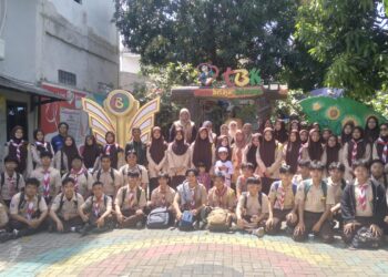 PPM di Saka Bina Sosial, Gudep SMAIT Asy-Syukriyyah Kota Tangerang Kunjungi Kampung Belajar Cimone