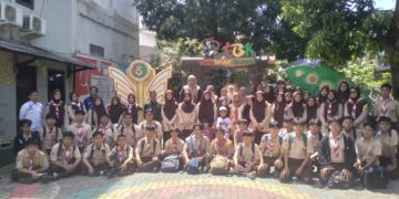 PPM di Saka Bina Sosial, Gudep SMAIT Asy-Syukriyyah Kota Tangerang Kunjungi Kampung Belajar Cimone