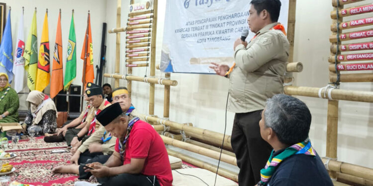 Halal Bihalal Kwarcab, Kepala Dispora Tegaskan Tahun Depan Kegiatan Kepramukaan Digelar di Bumi Perkemahan Kota Tangerang