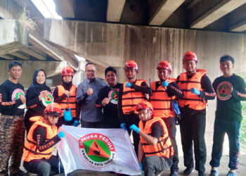 Pramuka Peduli Kwarcab Kota Tangerang bersama Kwarda Banten Susur Sungai dan Penanaman Pohon di Kota Serang