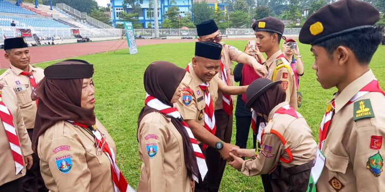 1000 Pramuka Lomba Pascom III Piala Walikota Tangerang di Stadion Benteng Reborn