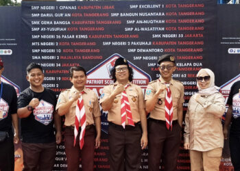 Hadir di Stadion Benteng Reborn, Ketua Kwarda Banten Menyapa 1000 Peserta Pascom III Piala Walikota Tangerang