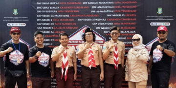 Hadir di Stadion Benteng Reborn, Ketua Kwarda Banten Menyapa 1000 Peserta Pascom III Piala Walikota Tangerang