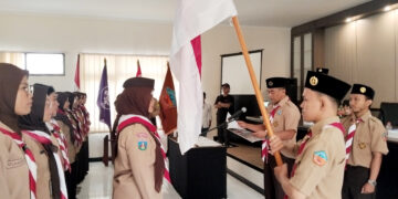 Kepala DP3AP2KB Lantik Pimpinan dan Pamong Saka Kencana Kwarcab Kota Tangerang