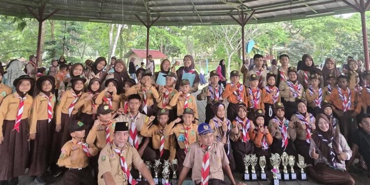 Perdana Kwarran Lirik Gelar Pesta Siaga, SDS YKPP Juara Umum Putra dan SDS Muhammadiyah Juara Umum Putri