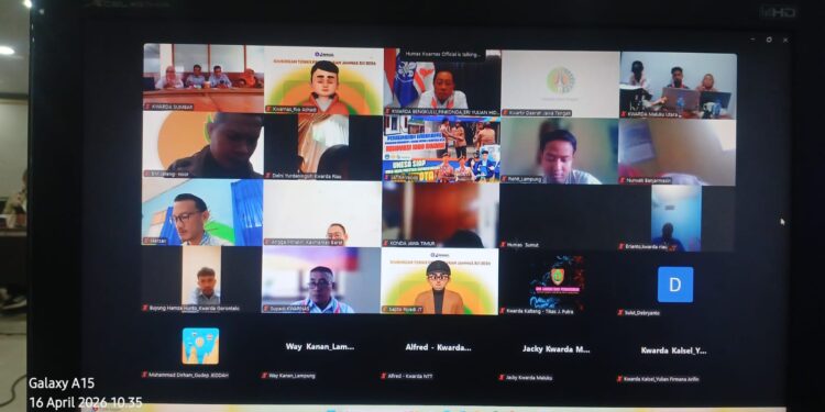 Kwarnas Gelar Bimtek Pendaftaran Jamnas XII 2026