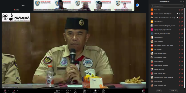 Evaluasi Sistem E-Diklat Pramuka, Kwarnas Dorong Integrasi Data Nasional