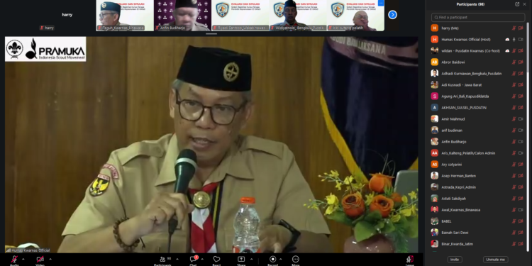 Evaluasi Sistem E-Diklat Pramuka, Kwarnas Dorong Integrasi Data Nasional