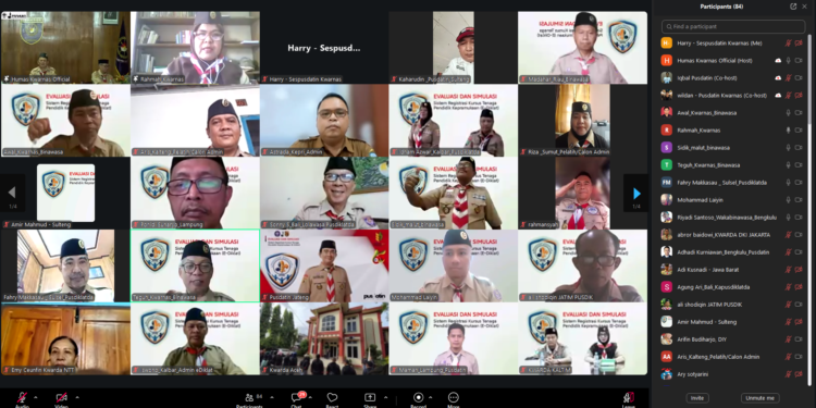 Evaluasi Sistem E-Diklat Pramuka, Kwarnas Dorong Integrasi Data Nasional