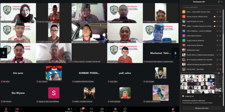 Evaluasi Sistem E-Diklat Pramuka, Kwarnas Dorong Integrasi Data Nasional