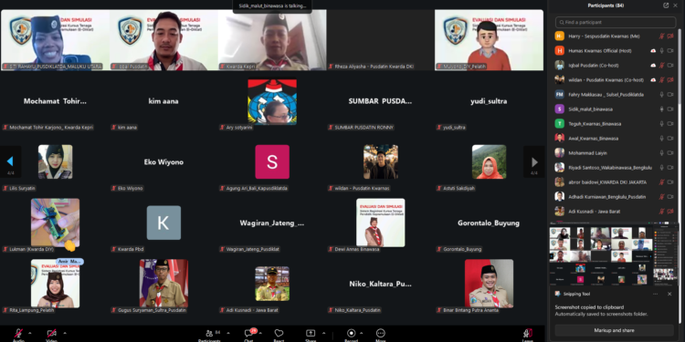 Evaluasi Sistem E-Diklat Pramuka, Kwarnas Dorong Integrasi Data Nasional