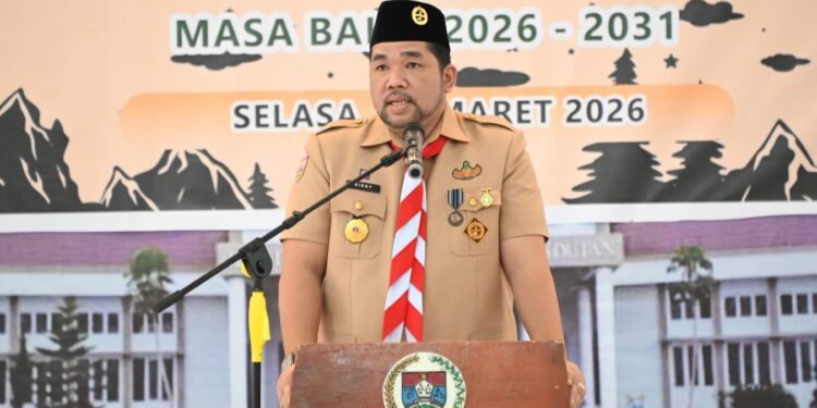Ketua Kwarda Sumut Lantik Mabicab  Humbahas, Tegaskan Pramuka Harus Jadi Solusi Nyata Bagi Generasi Muda
