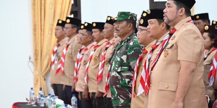 Ketua Kwarda Sumut Lantik Mabicab  Humbahas, Tegaskan Pramuka Harus Jadi Solusi Nyata Bagi Generasi Muda