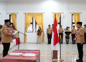 Ketua Kwarda Sumut Lantik Mabicab  Humbahas, Tegaskan Pramuka Harus Jadi Solusi Nyata Bagi Generasi Muda