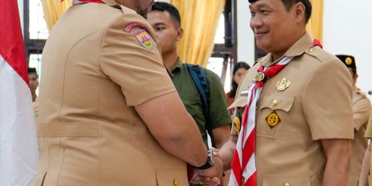 Ketua Kwarda Sumut Lantik Mabicab  Humbahas, Tegaskan Pramuka Harus Jadi Solusi Nyata Bagi Generasi Muda