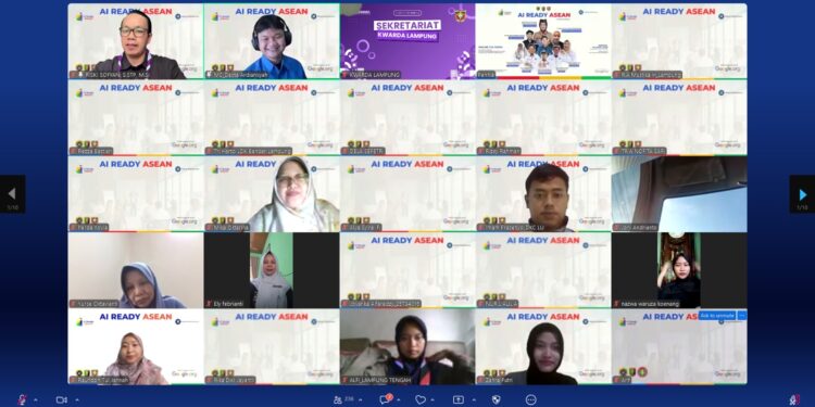 Buka Pelatihan Literasi Digital Bertajuk “AI Ready Asean”. Ketua Kwarda Lampung : Kecakapan Digital Harus Berjalan Seiring Pembentukan Karakter