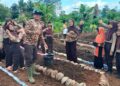 Tumbuhkan Semangat Kemandirian, Pramuka SD Inpres 3/77 Masago Ubah Lahan Tidur Jadi Kebun Sayur Produktif
