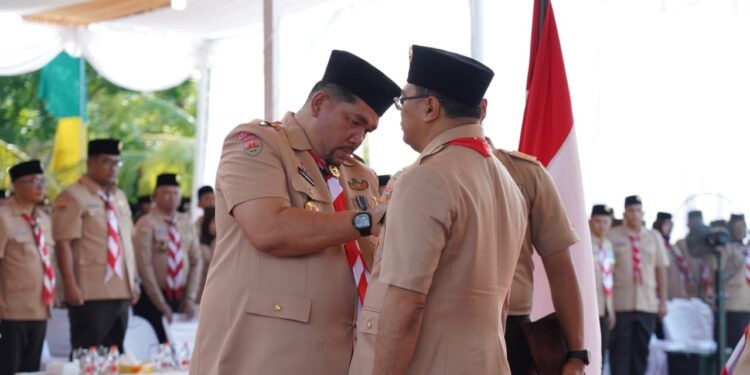 Ketua Kwarda Sumut Lantik Bupati Deli Serdang sebagai Mabicab, Tegaskan Komitmen Sukseskan Jambore Daerah XI Tanpa Biaya Peserta