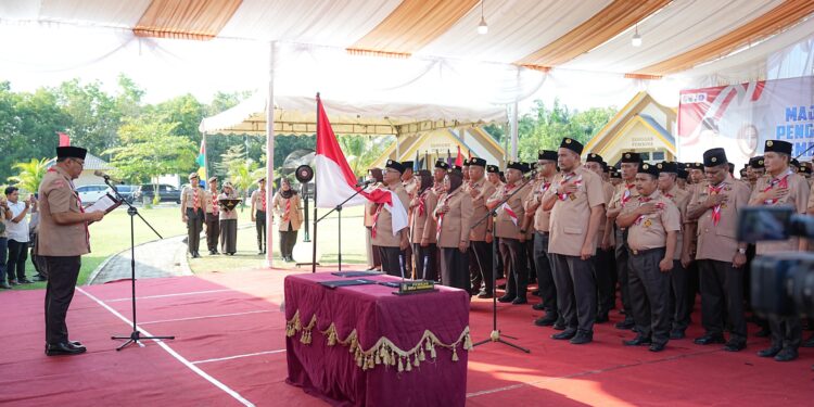 Ketua Kwarda Sumut Lantik Bupati Deli Serdang sebagai Mabicab, Tegaskan Komitmen Sukseskan Jambore Daerah XI Tanpa Biaya Peserta