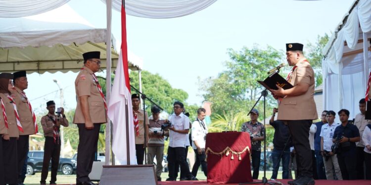 Ketua Kwarda Sumut Lantik Bupati Deli Serdang sebagai Mabicab, Tegaskan Komitmen Sukseskan Jambore Daerah XI Tanpa Biaya Peserta