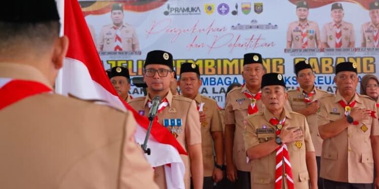 Ketua Kwarda Sumut Lantik Bupati Labusel sebagai Mabicab, Dorong Pramuka Jadi Motor Generasi Emas 2045