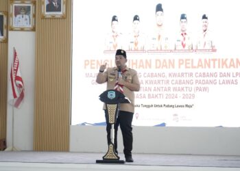 Kwarda Sumut Tegaskan Pramuka Harus Bertransformasi, Mabicab Padang Lawas Resmi Dikukuhkan