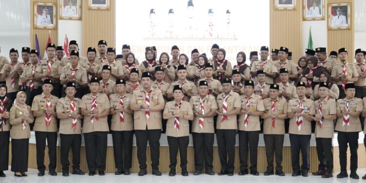 Kwarda Sumut Tegaskan Pramuka Harus Bertransformasi, Mabicab Padang Lawas Resmi Dikukuhkan