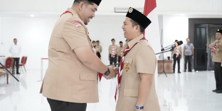 Kwarda Sumut Tegaskan Pramuka Harus Bertransformasi, Mabicab Padang Lawas Resmi Dikukuhkan