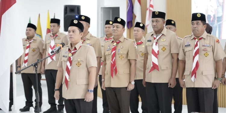 Kwarda Sumut Tegaskan Pramuka Harus Bertransformasi, Mabicab Padang Lawas Resmi Dikukuhkan