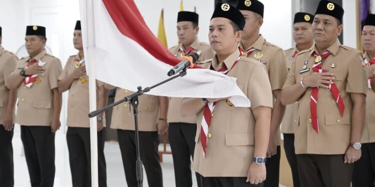 Kwarda Sumut Tegaskan Pramuka Harus Bertransformasi, Mabicab Padang Lawas Resmi Dikukuhkan