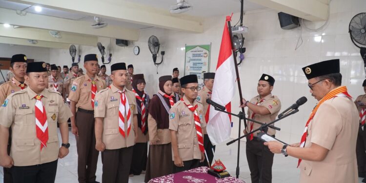 Kwarda Jatim Lantik Mabi dan Pinsako Pramuka SIT, Ajak Gelorakan Program Pramuka Produktif