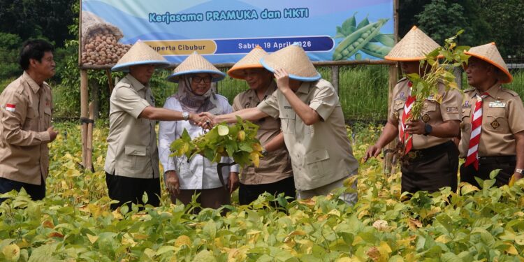 Panen Perdana Kedelai di Cibubur, Kwarnas Perkuat Dukungan Swasembada Pangan